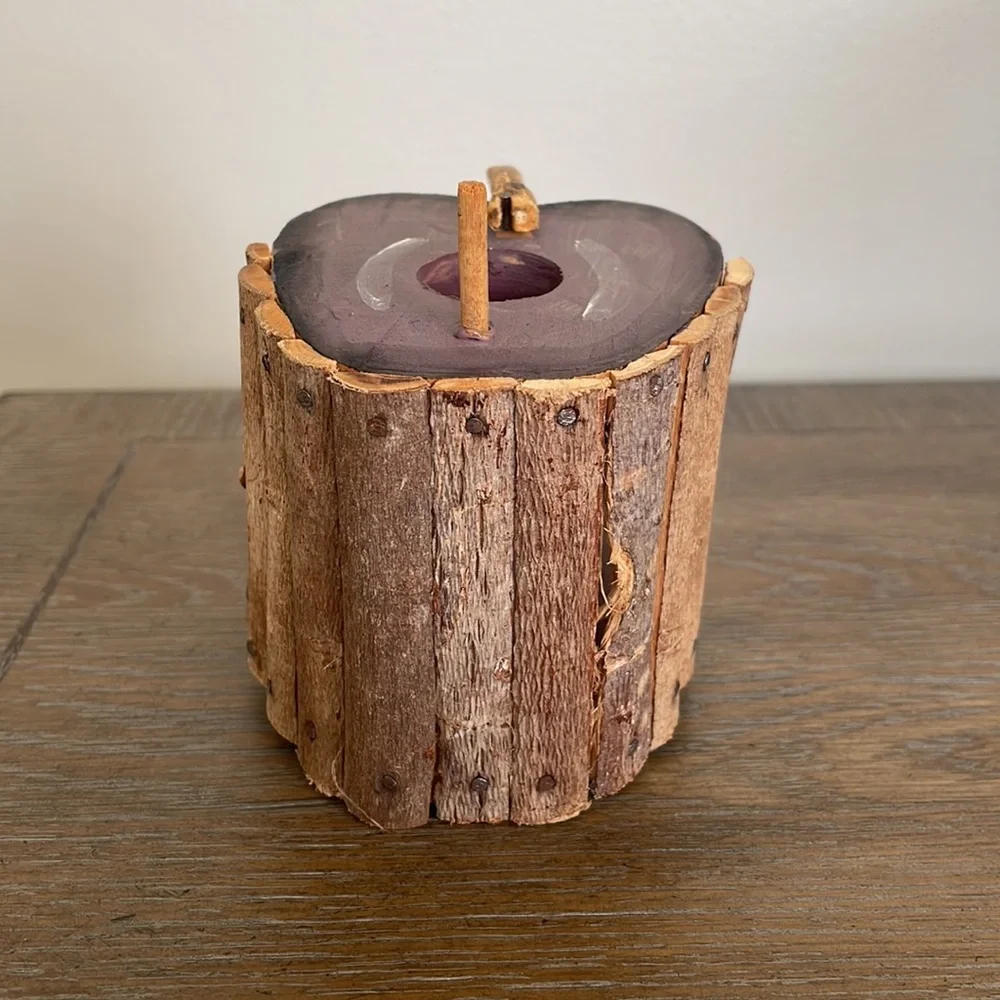 Apple Birdhouse Basket